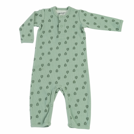 green baby jumpsuit