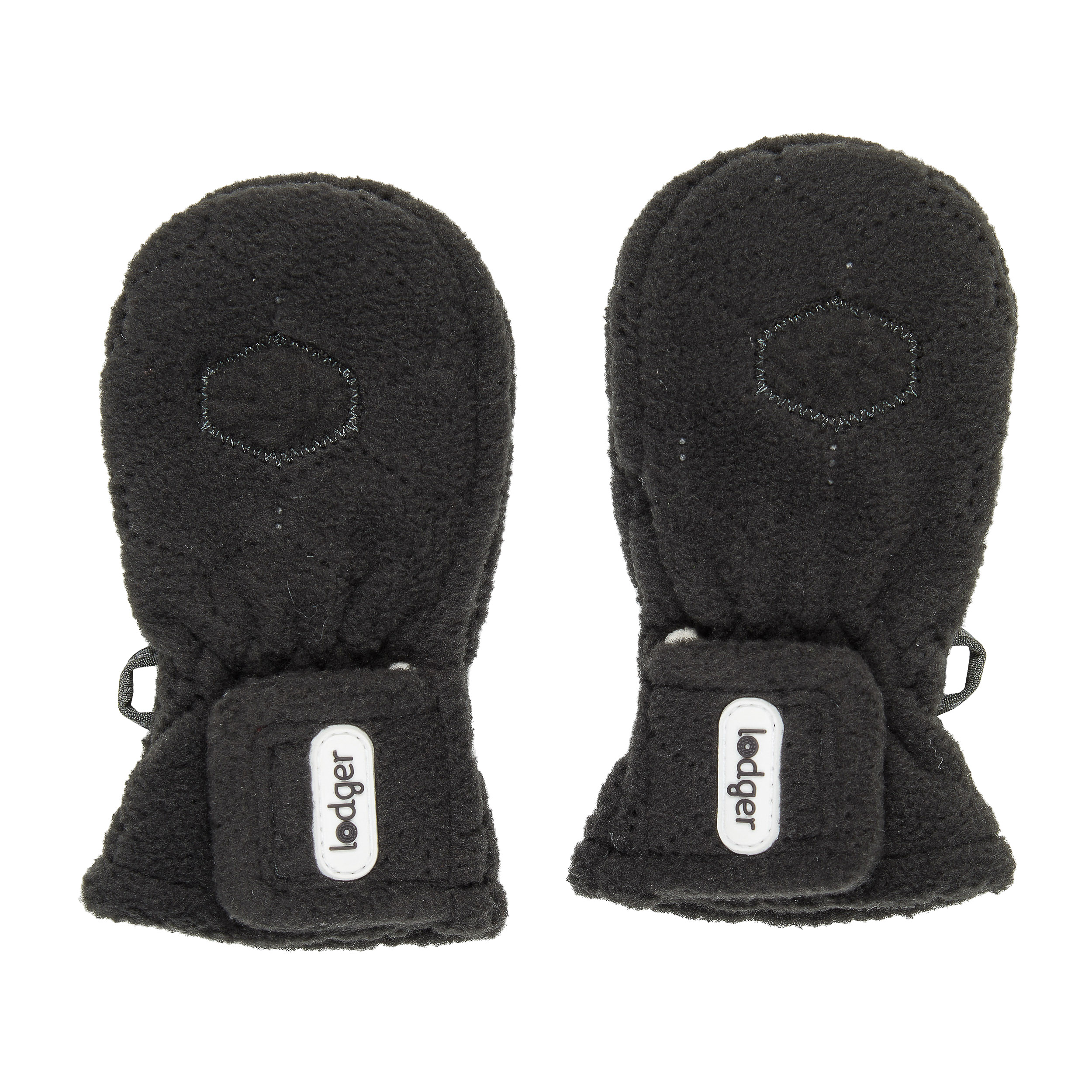 black baby mittens