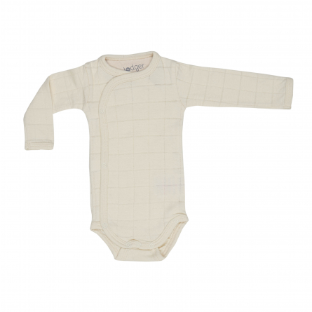 Body Manche Longue Bebe Croise Romper Solid